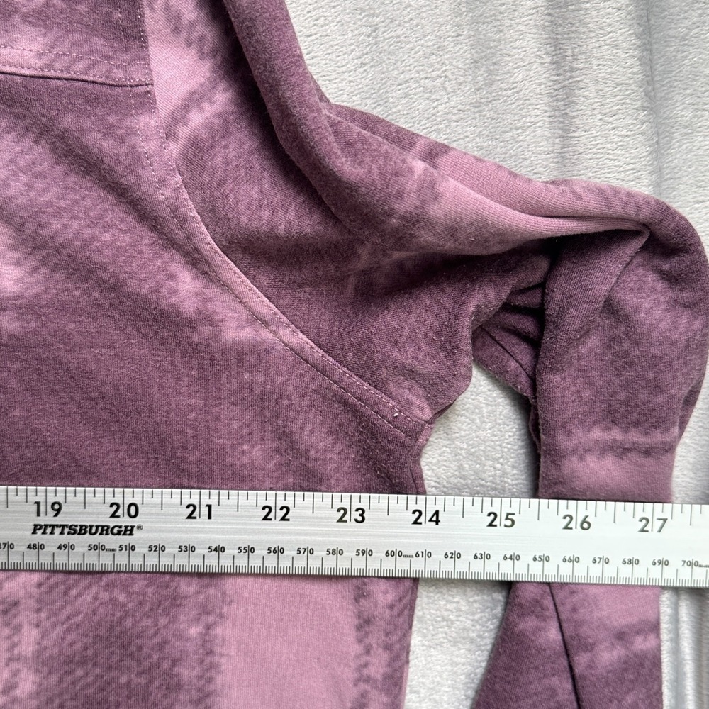 32 Degrees Cozy Knit Button-Up Shirt Plum Purple Women's Size Large - Picture 6 of 6